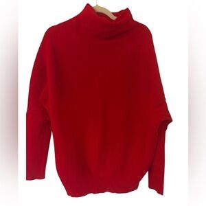 NWOT Bluivy Comfy Pullover Sweater in Cherry Red Size M/L
